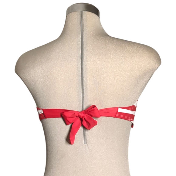 XHILARATION Red White and Blue Strapless Swimming Bra Size M - Picture 7 of 15